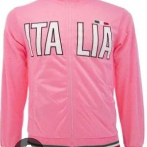 Italian “ITALIA” Pink Track Jacket